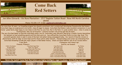 Desktop Screenshot of comebackredsetters.nrsftc.com